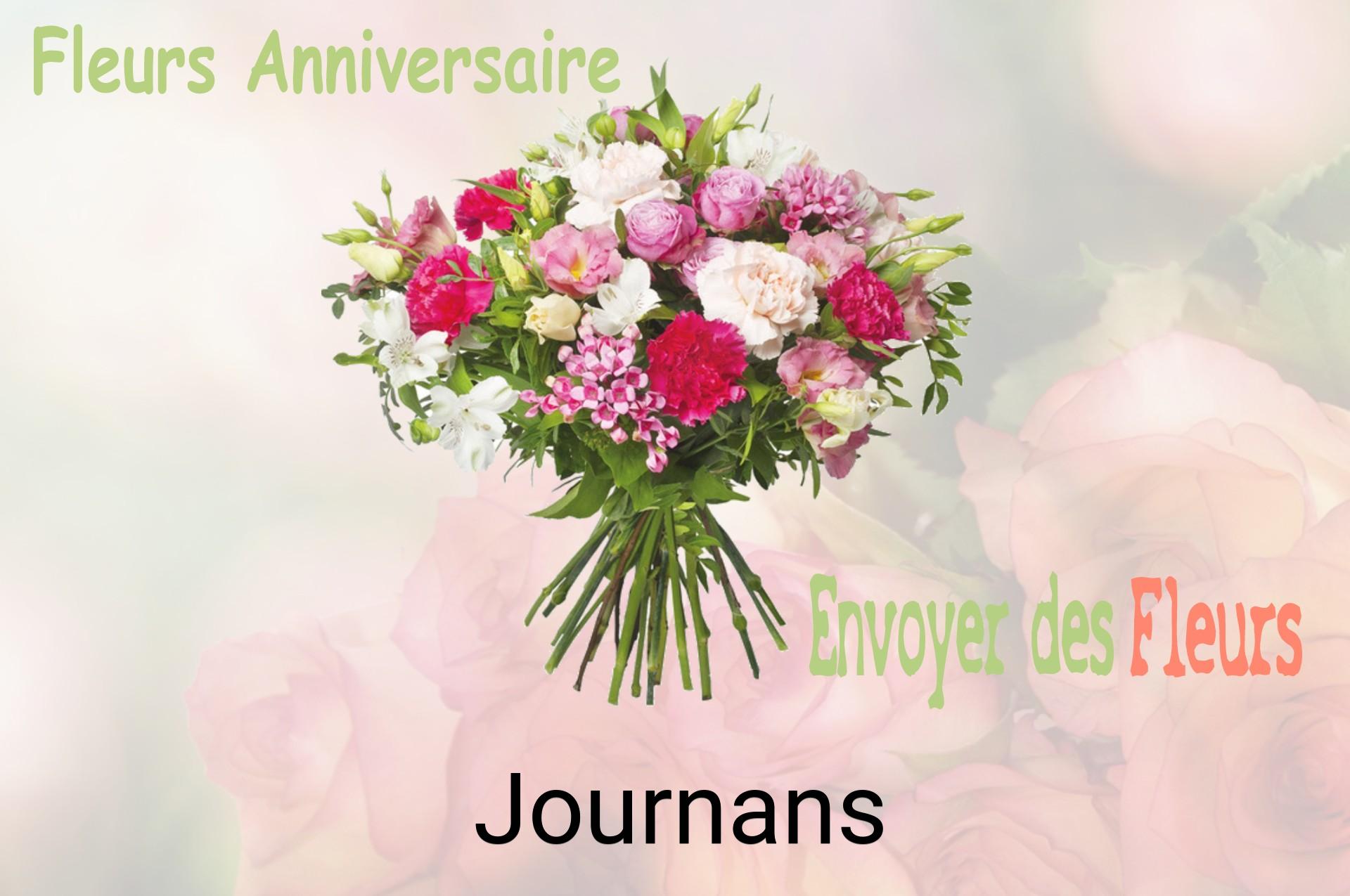 Bouquet de fleurs d’anniversaire livré à Journans