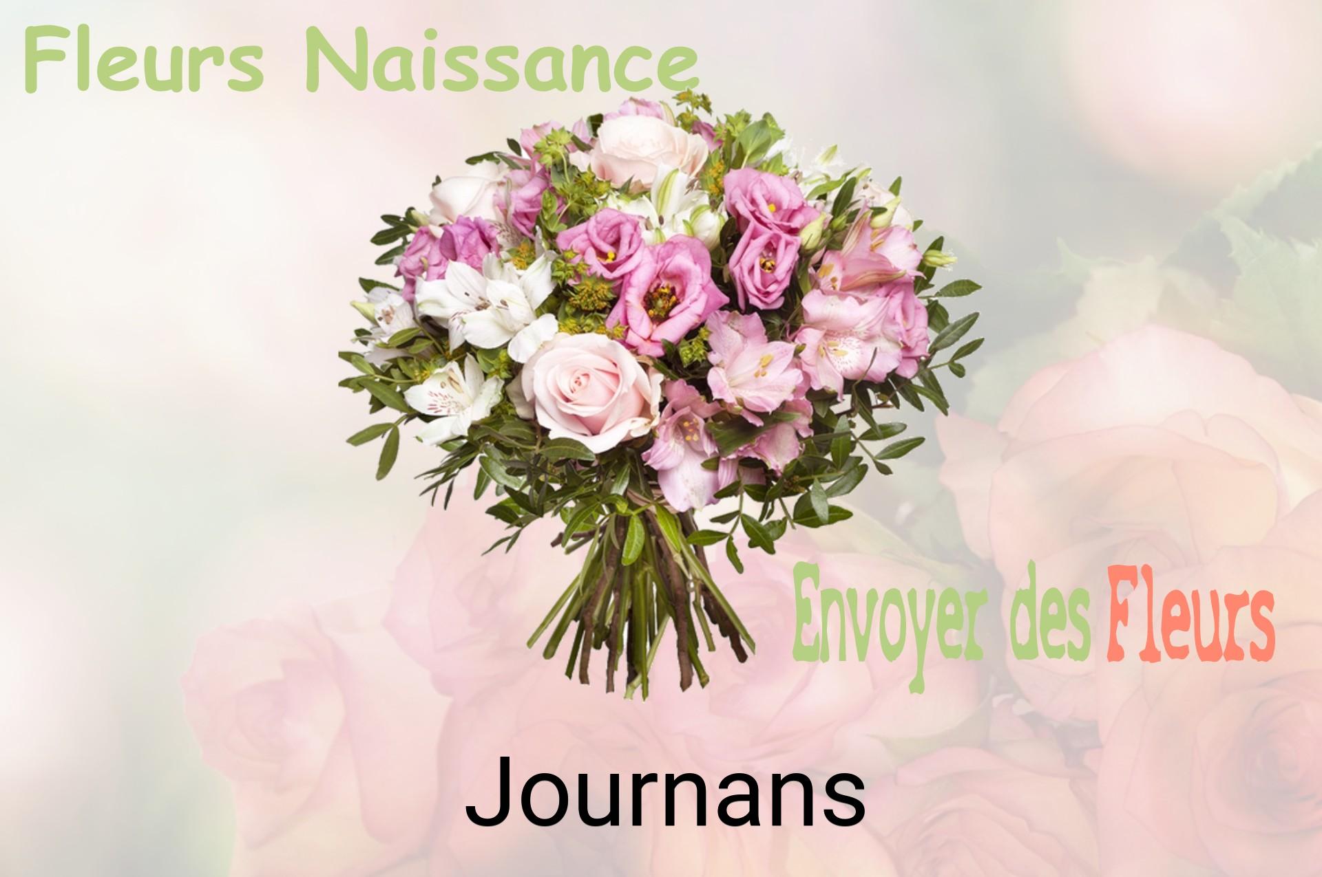 Bouquet de fleurs de naissance livré à Journans